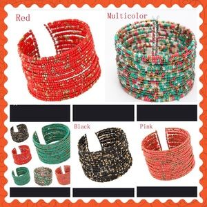 🎉CLEARANCE🎉Beaded Cuff Bracelet